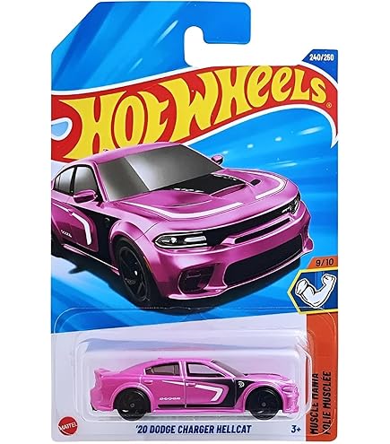 Amazon | Hot Wheels '18 Dodge Challenger SRT Demon, Muscle Mania 6